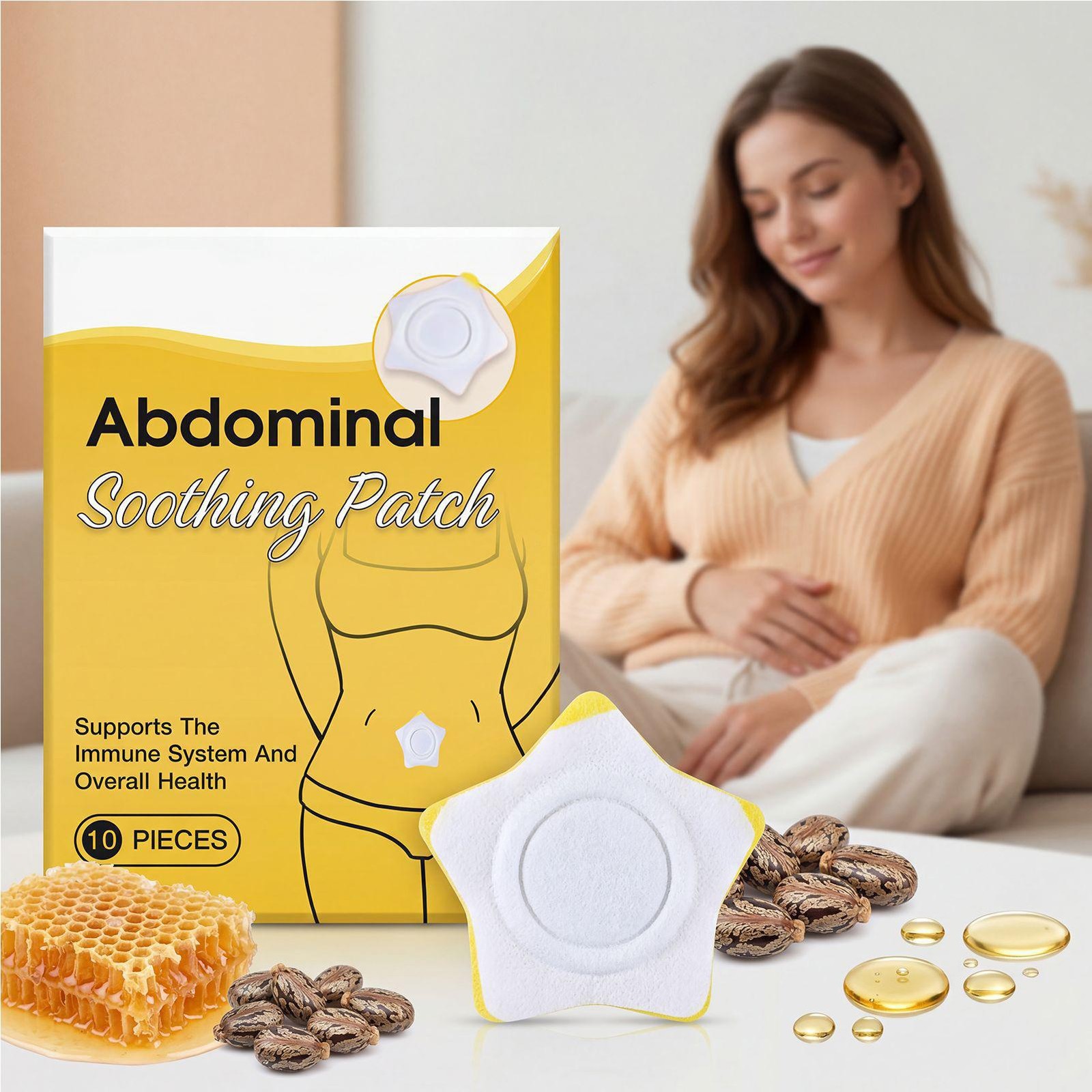 Abdominal Hernia Care Patch 10PCS Abdominal Hernia Care Patch Portable Safe