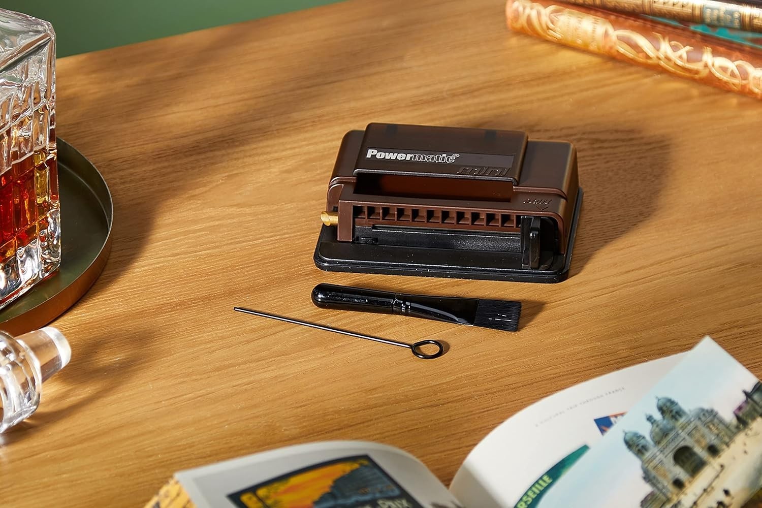 Mini Precision Rolling Machine: Effortless Cigarette Making with Metal Design