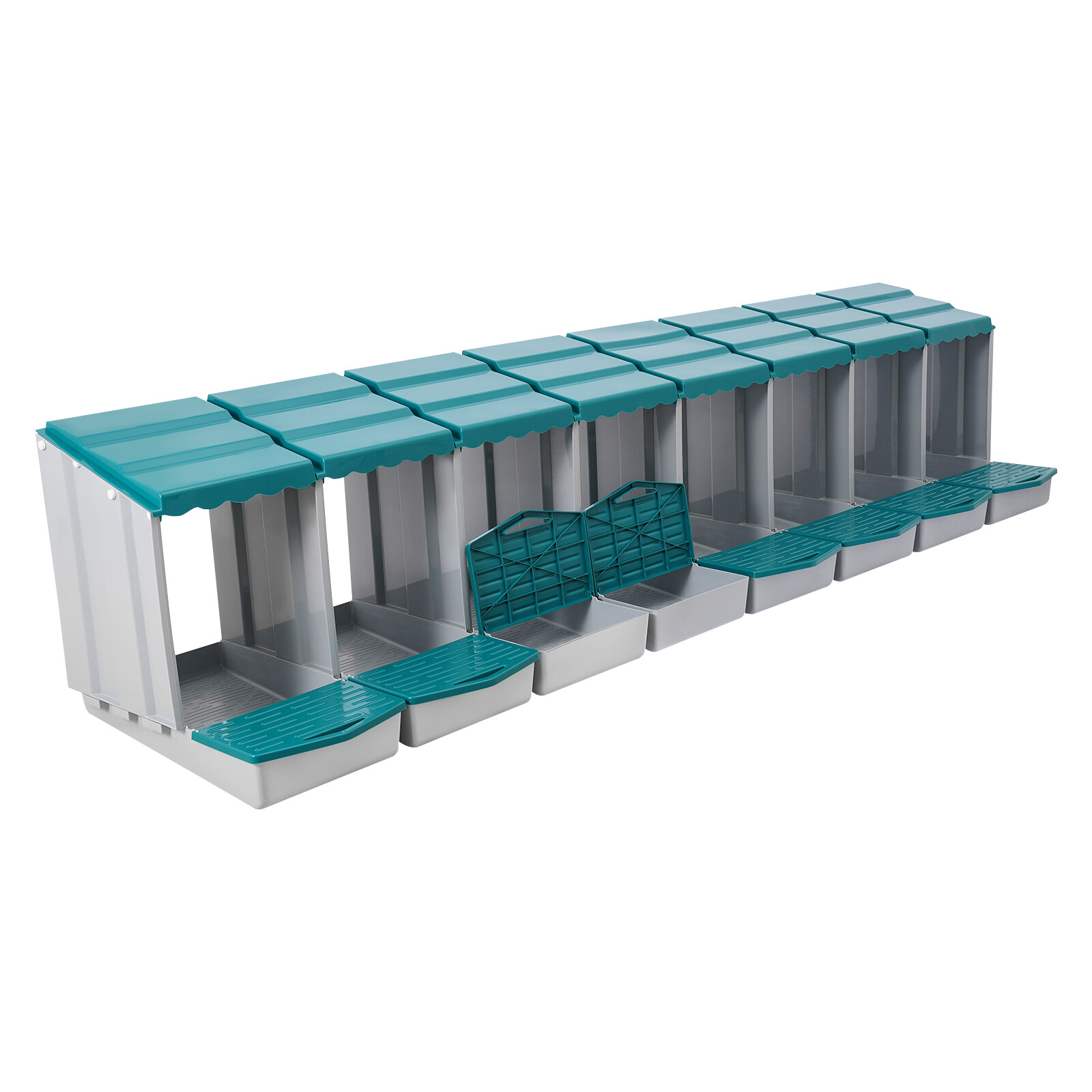 8-compartment Chicken Nesting Box Chicken Laying Boxes Hens Ducks Egg Collection