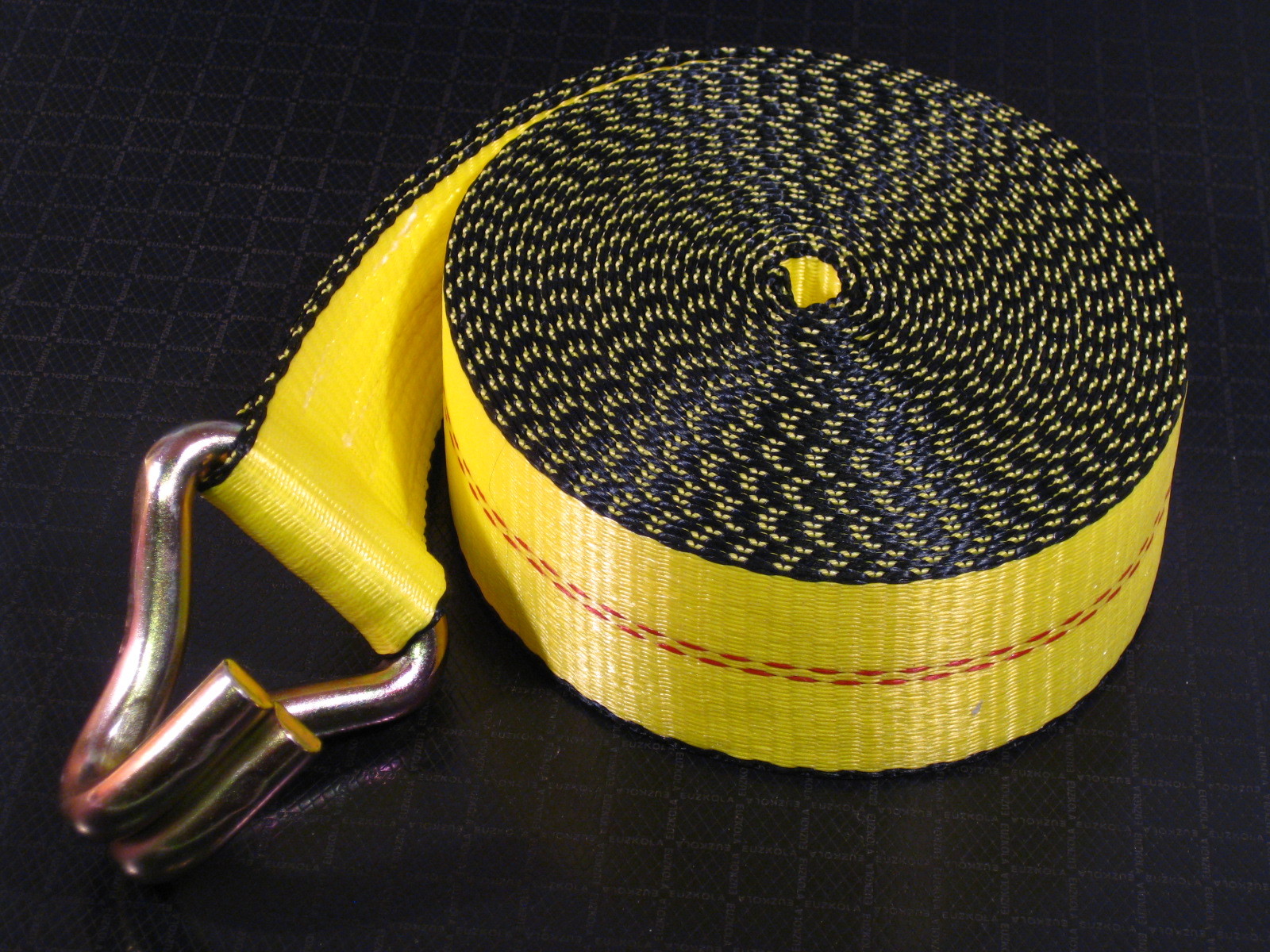 10 Winch Straps 2" x 30' Wire J Hook For Ratchet Tie Down Flatbed Truck Trailer