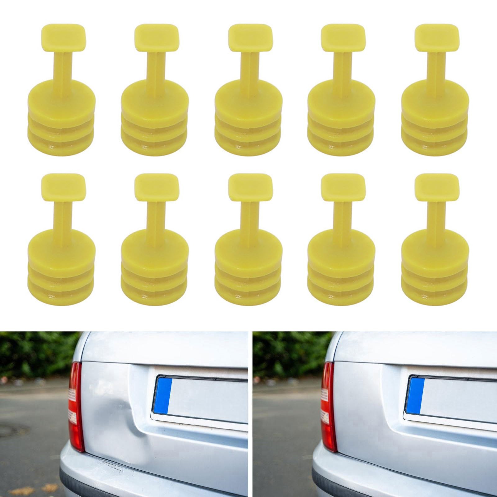 ZUXOCY 10Pcs Dents Removal Pulling Puller Remover 7/9/11/13mm 11 mm