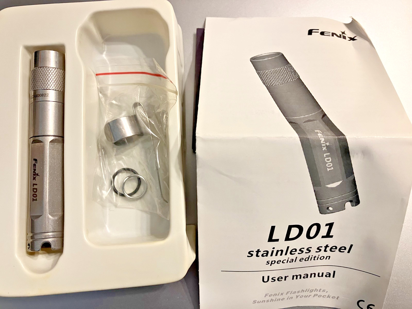 Fenix LD01 SS Stainless Steel AAA LED Flashlight - 2010 Special Edition