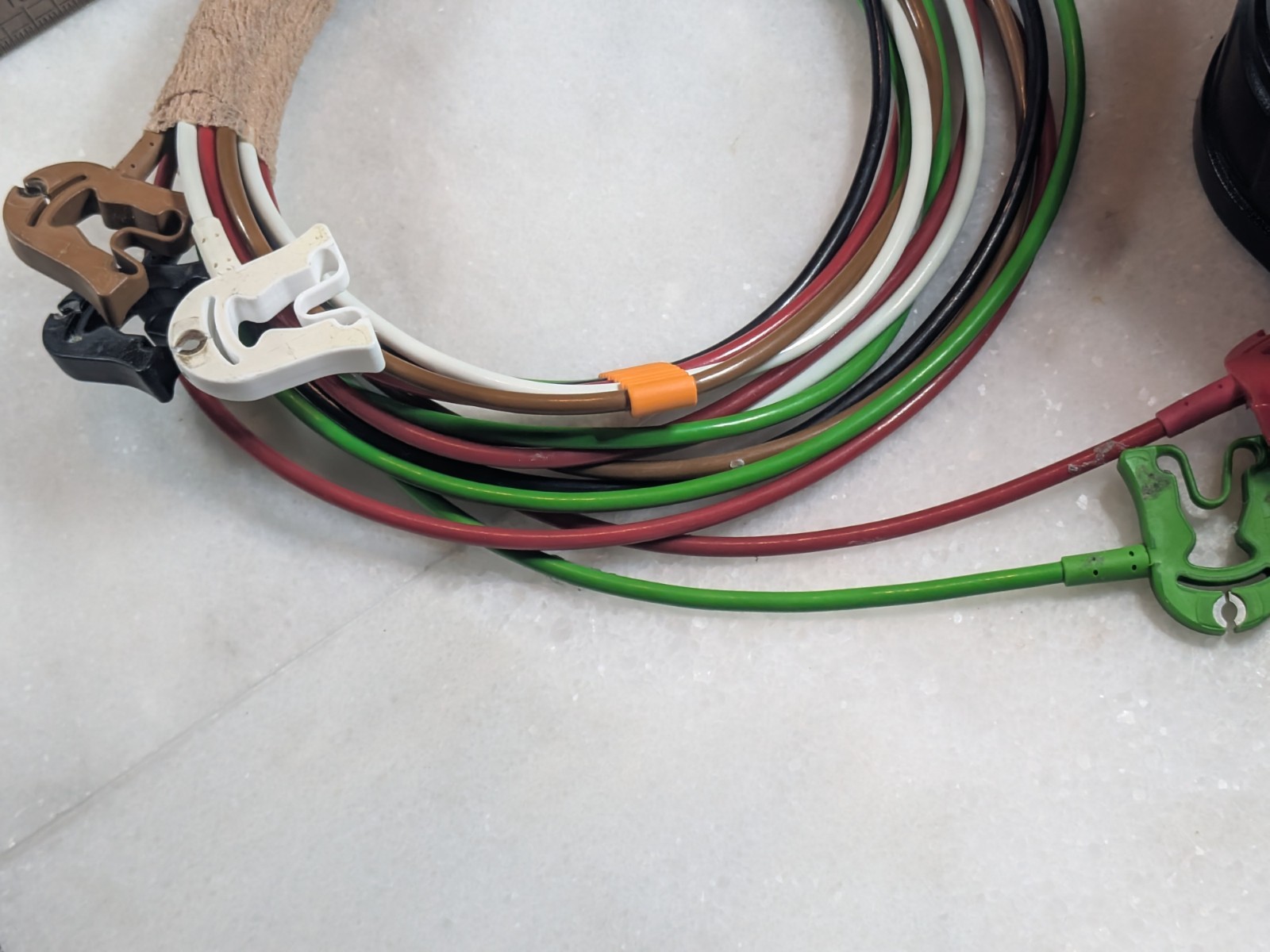 Philips M1968A 5-Lead ECG Cable with Grabber Connectors