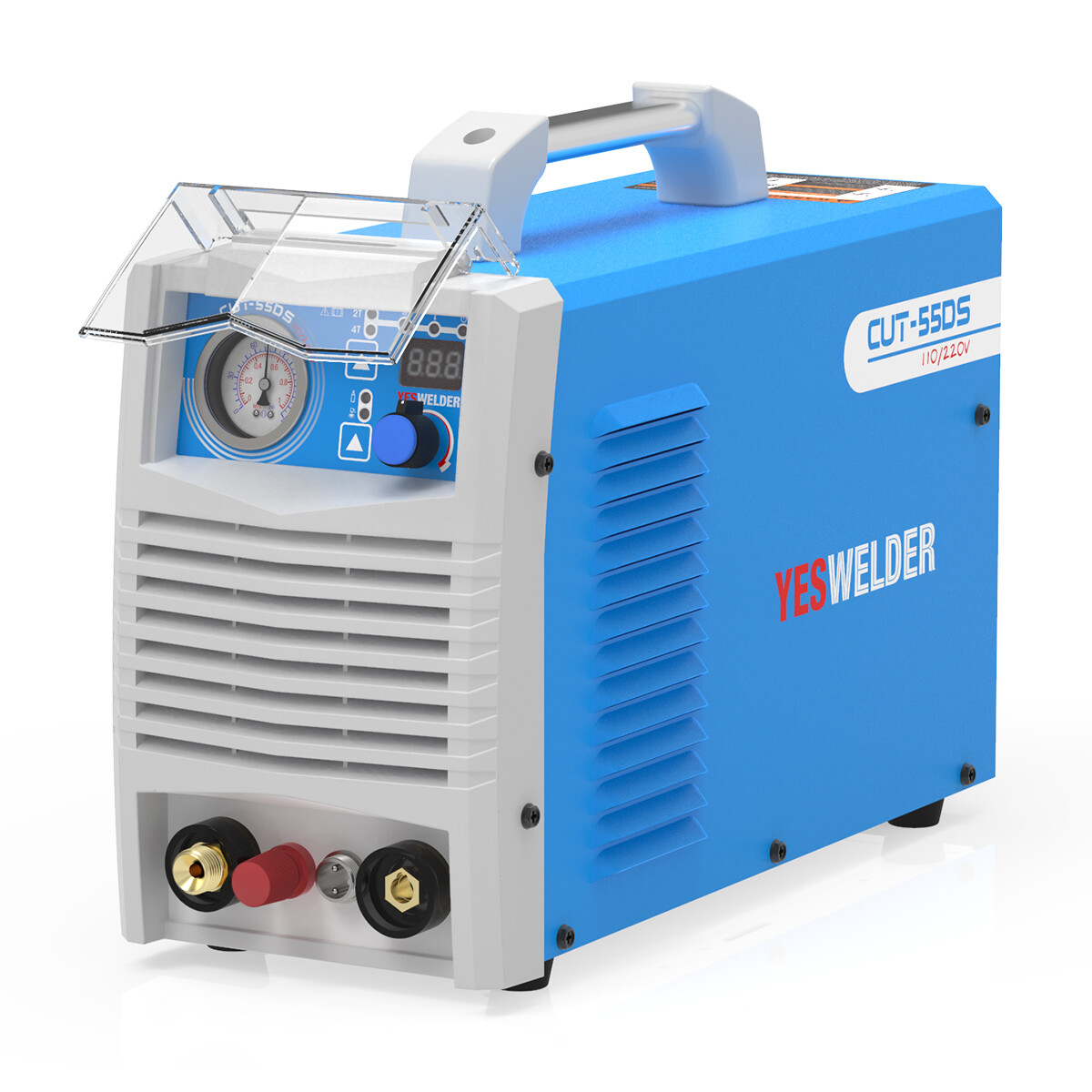 HF Non-Touch Pilot Arc Plasma Cutter/Cutting Machine 55A 110/220V 1/2" Clean Cut