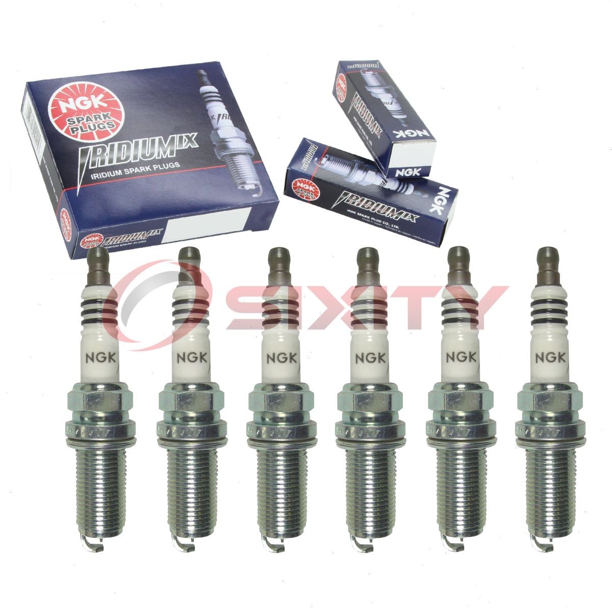 6 pc NGK Iridium IX Spark Plugs for 2001-2019 Subaru Outback 3.0L 3.6L H6 ke