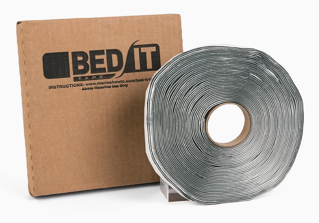 Bed-IT Tape, Butyl-Hybrid Sealant and Bedding Tape for Marine, RV, and Auto