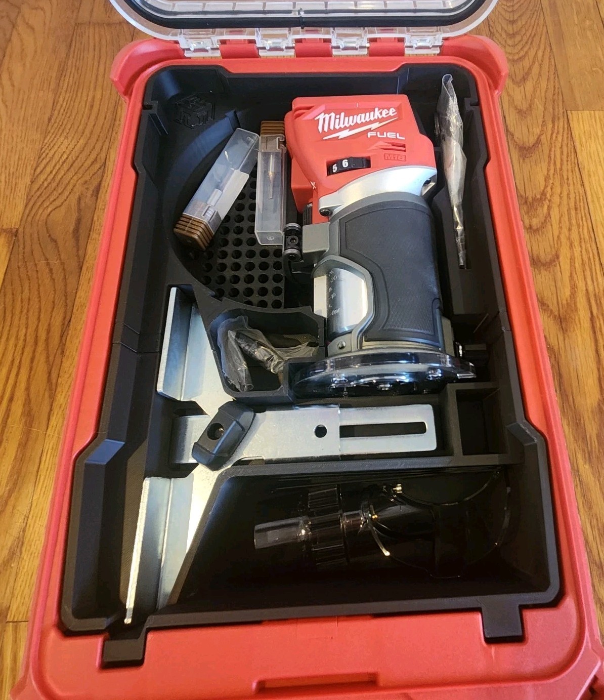 Milwaukee Packout Insert for M18 Fuel Compact Router Black (Insert Only)