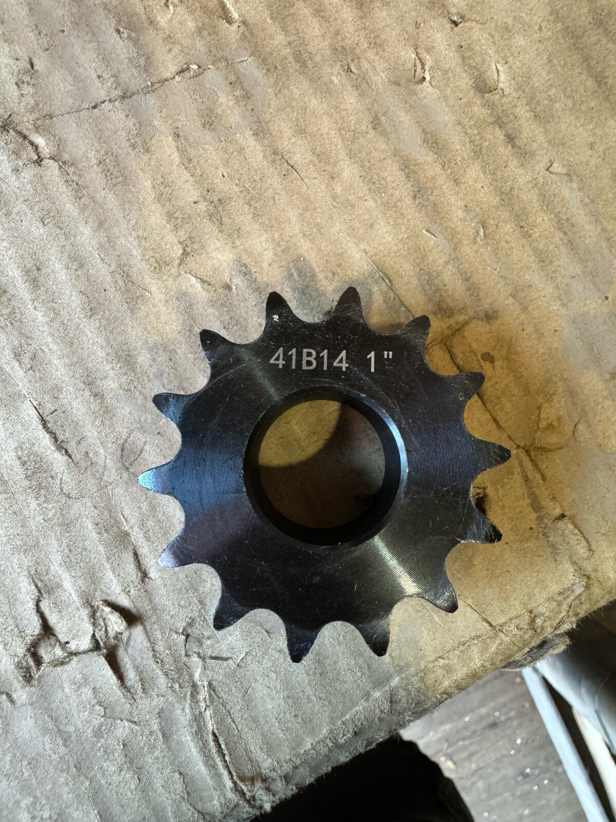 15-41B14LGH For Liftmaster #41 Gear Sprocket 1" Smooth Bore No Keyway 14 Tooth