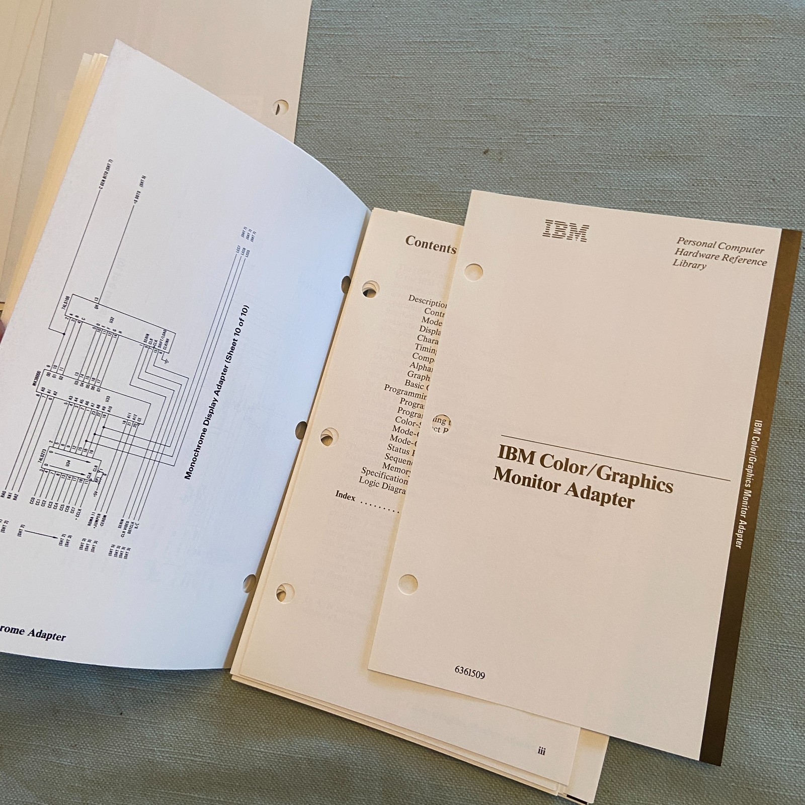 IBM PC Hardware Reference Library Technical Reference Options Adapters Vol 1 & 2