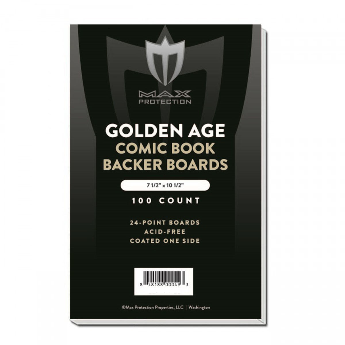 Pack / 100 Golden Age Comic Book Acid Free Backing Boards white backers Max