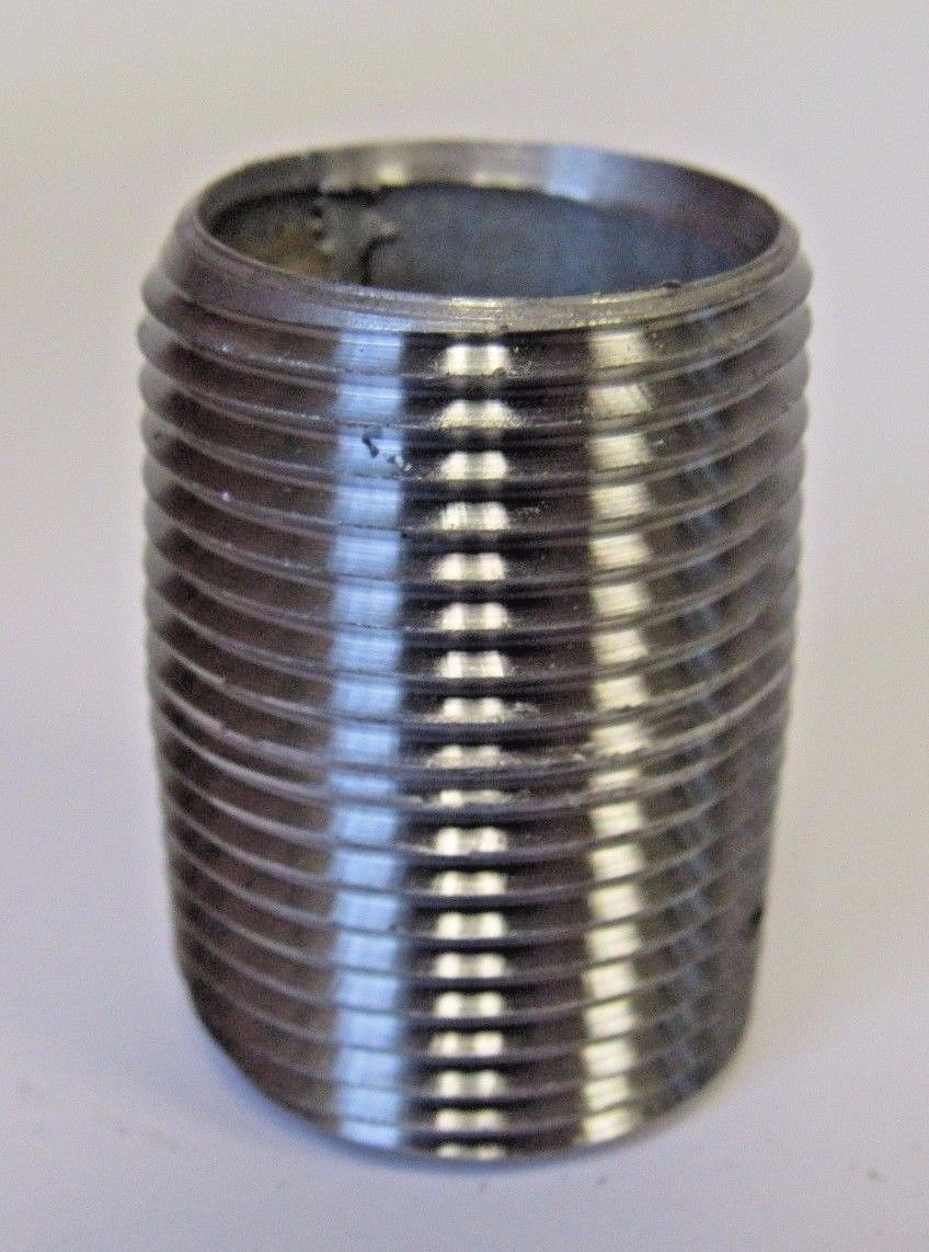 New 1-¼” X Close MNPT Pipe Nipple Galvanized Steel