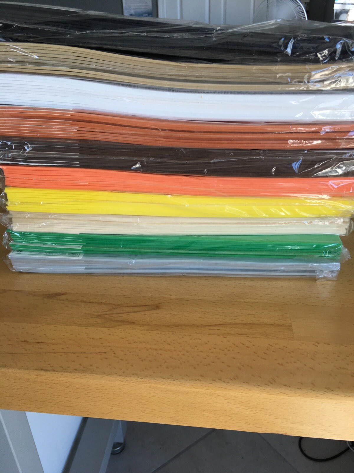 100 assorted Colors  NICOLE FOAMTASTIC 9 in by 12 in FOAM CRAFT SHEETS