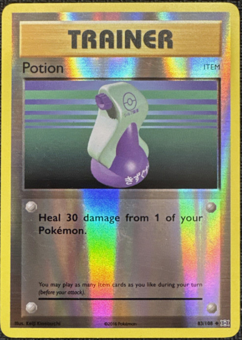 Potion 83/108 Evolutions Reverse Holo - NM/M