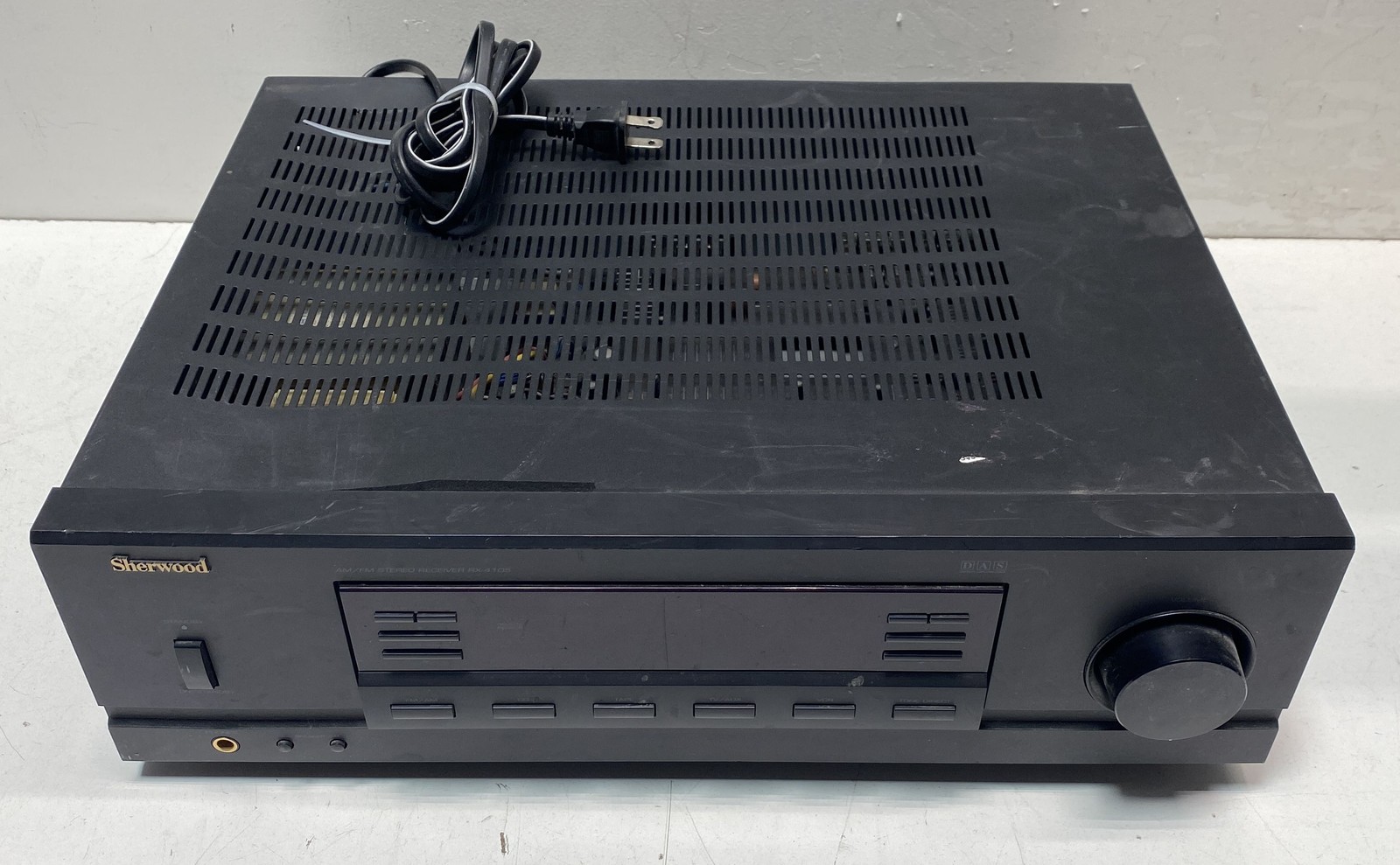 Vintage Sherwood RX-4105 AM/FM Stereo Receiver Power On Tested