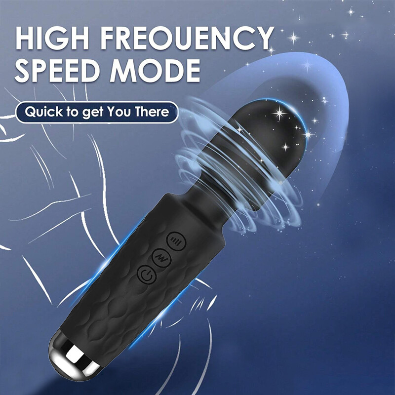 Handheld Massager 20 Speed Wand Vibrating Massage Magic Full Body Therapy Motor