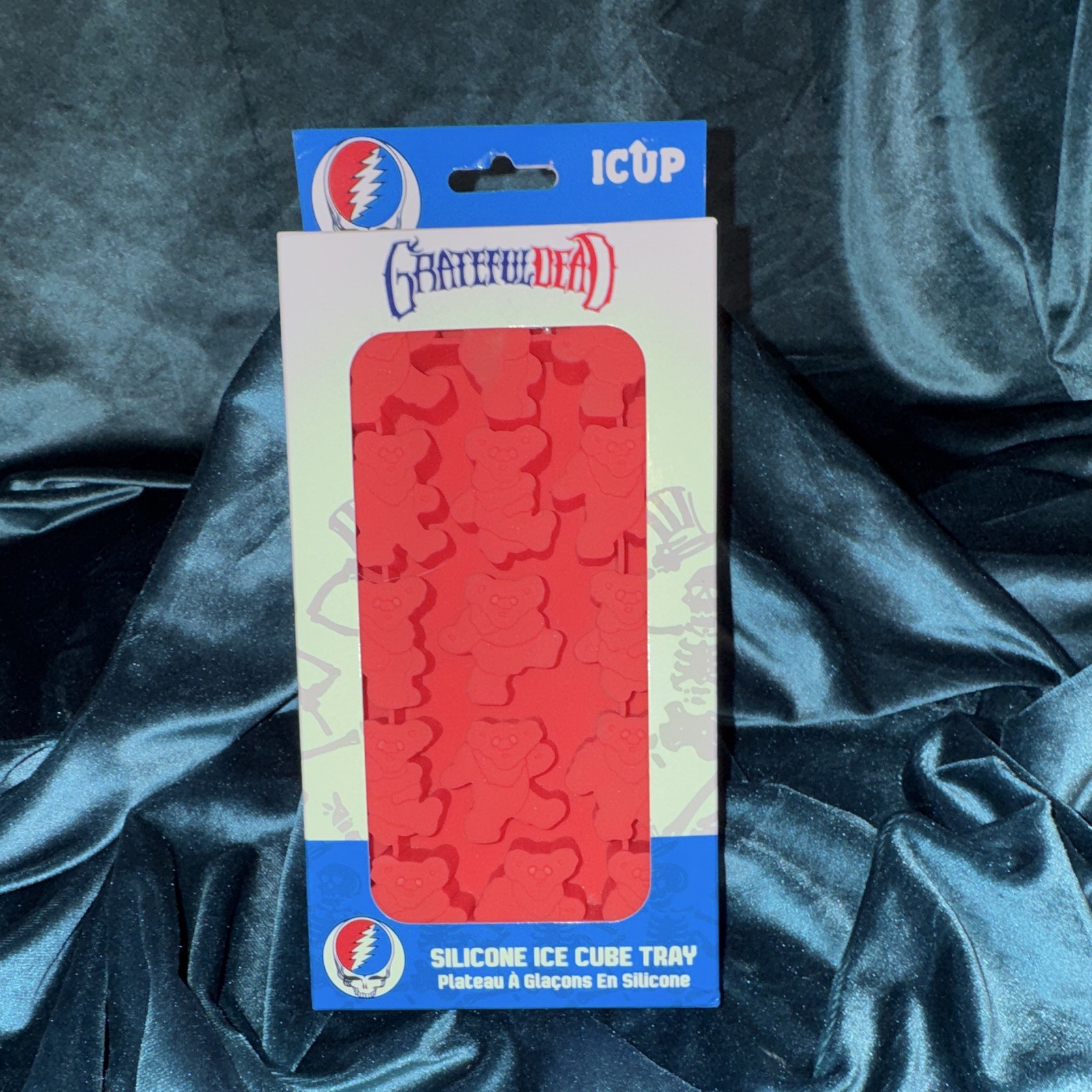 ICUP Grateful Dead Dancing Bear Silicone Ice Cube Tray 15 Holes Safe