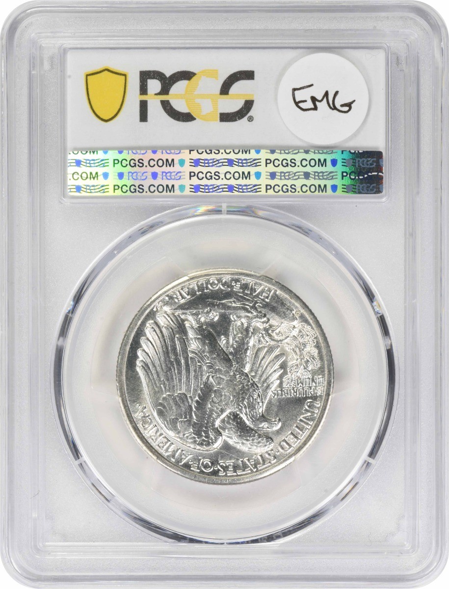 1943-D Walking Liberty Silver Half Dollar MS64 PCGS