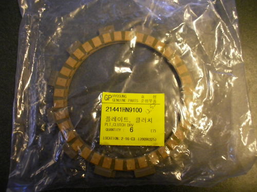 Hyosung Clutch Kit GV650 GT650R GT650 Plates ST7 TE450S OEM