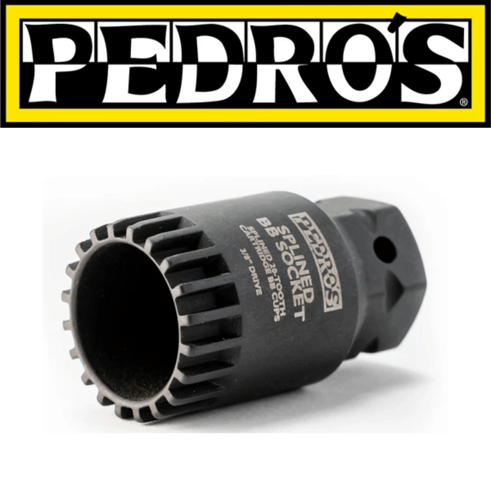 Pedro's Splined Bottom Bracket Socket - 3/8" Drive - For Shimano and ISIS Drive