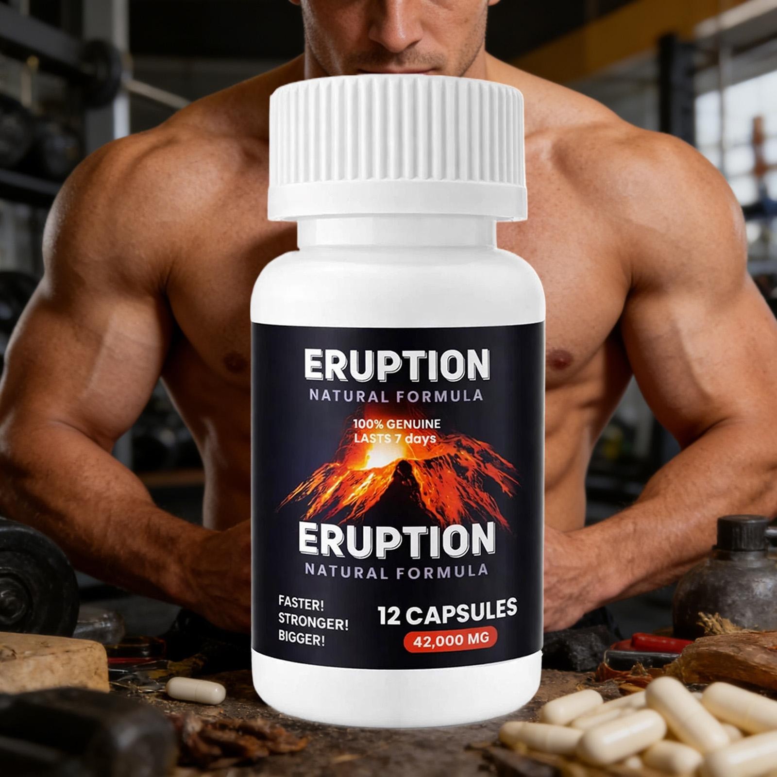 ERUPTION - Male Performance Support – Boost Stamina, Size, Stamina & Vitality