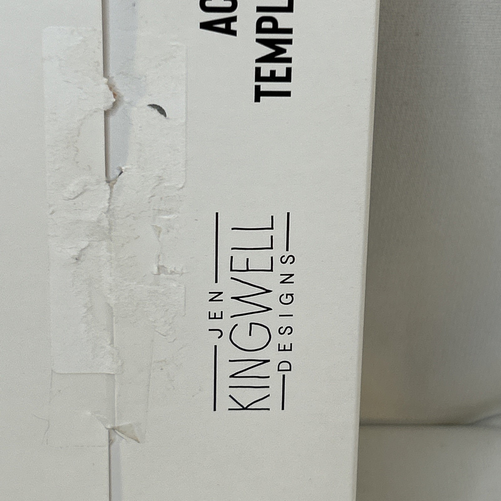 Jen Kingwell Designs TOMAR Acrylic Templates NEW (Unopened)