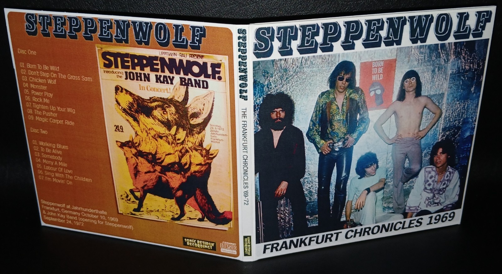 The Frankfurt Chronicles 1969-1972 by Steppenwolf NEW Gate Fold Package 2CD