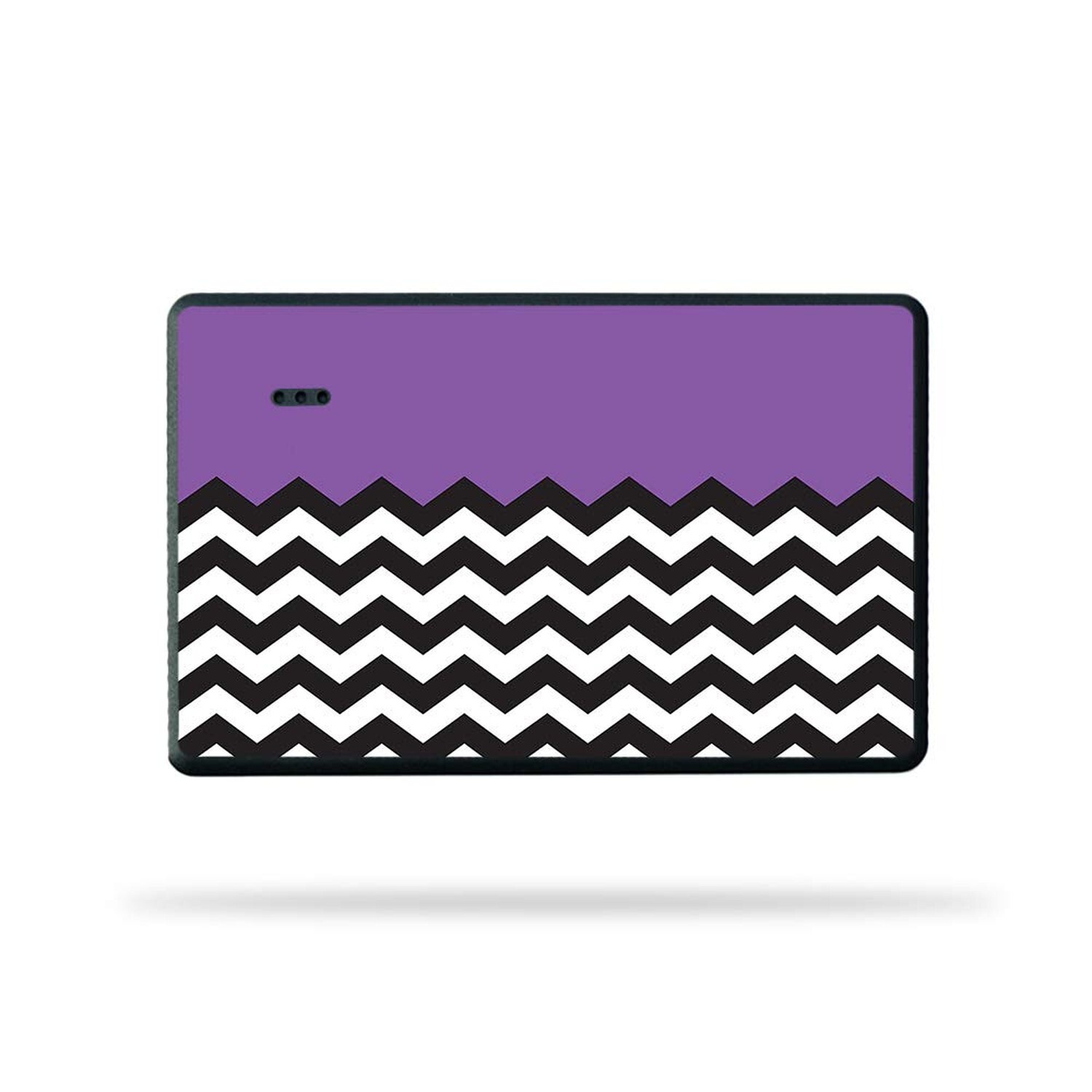 MightySkins Skin for Tile Slim (2020) - Purple Chevron | Protective, Durable,...
