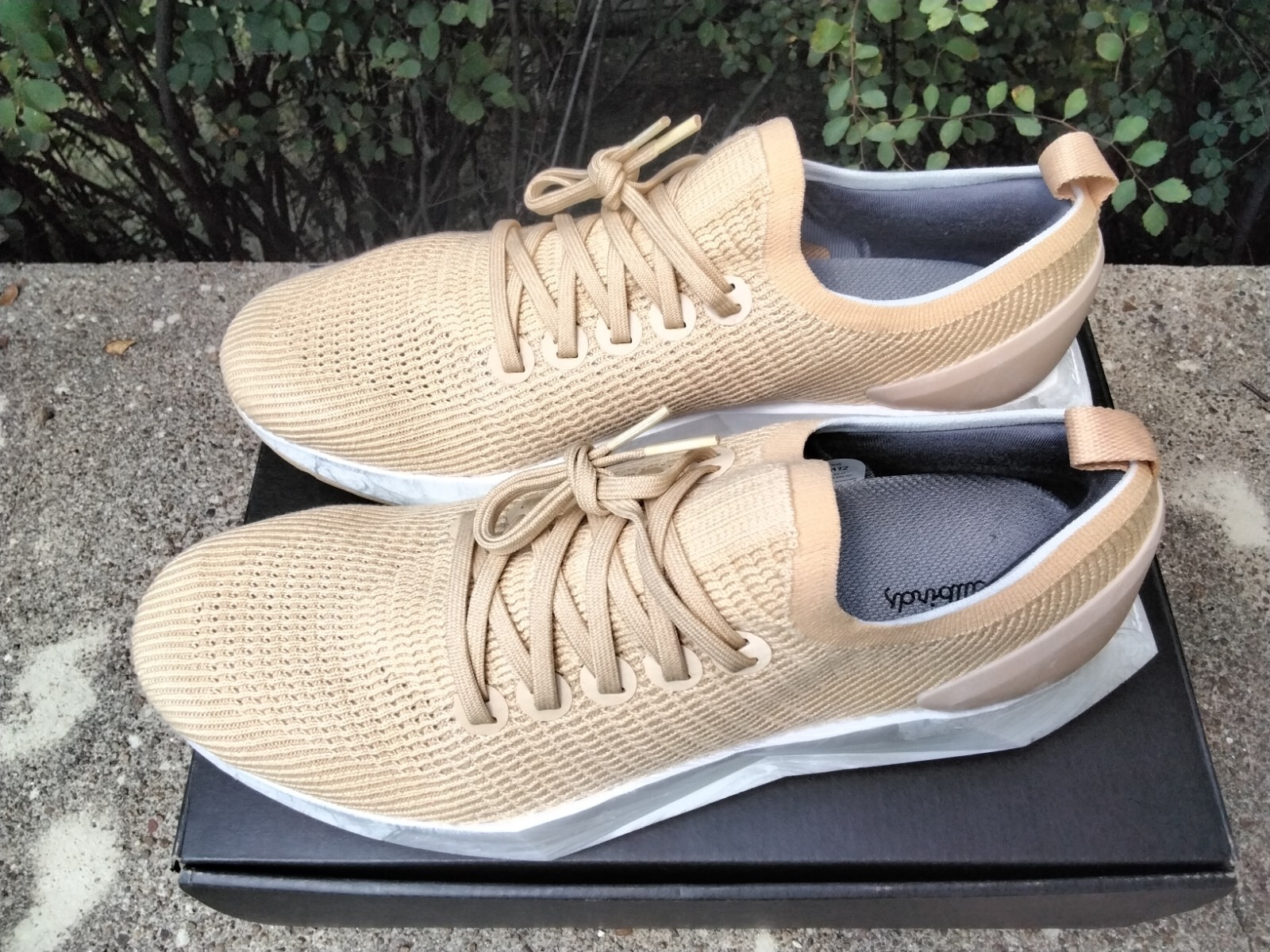 Allbirds Tree Flyer Running Shoes Walking RARE LUX BEIGE Mens 12 RARE NEW $160