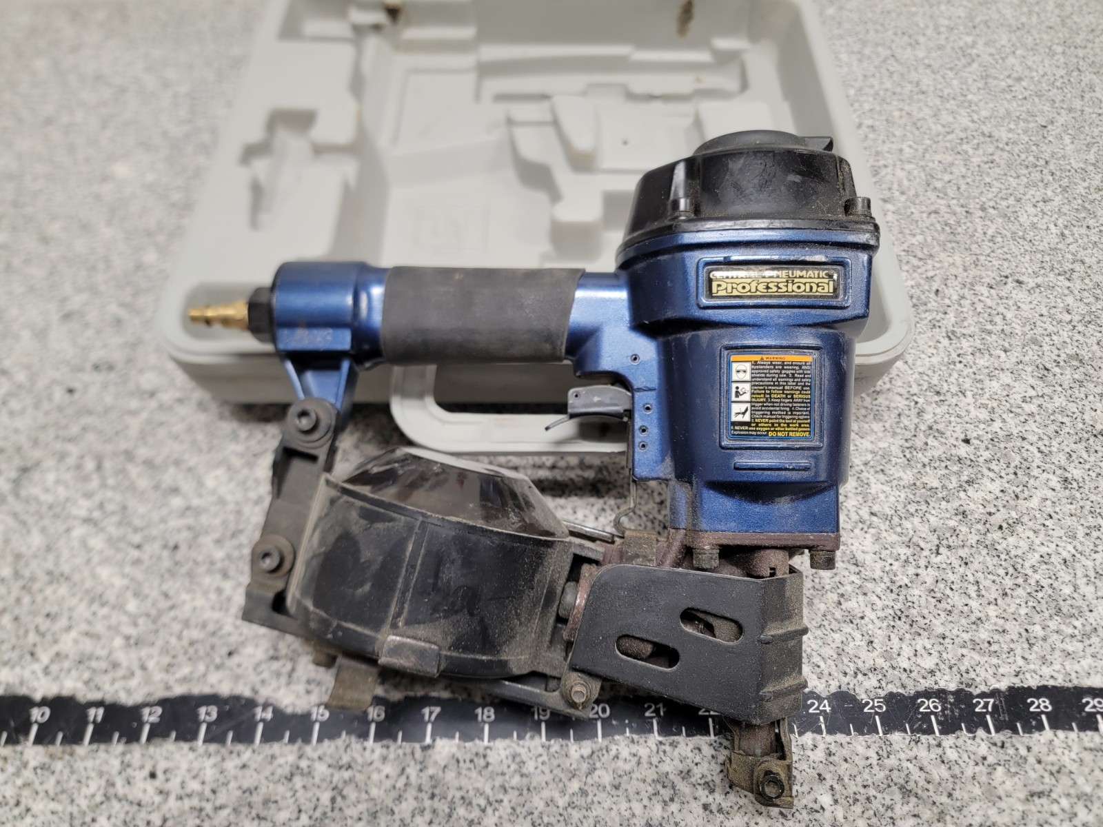 Central Pneumatic Coil Roofing Nailer Model 92917