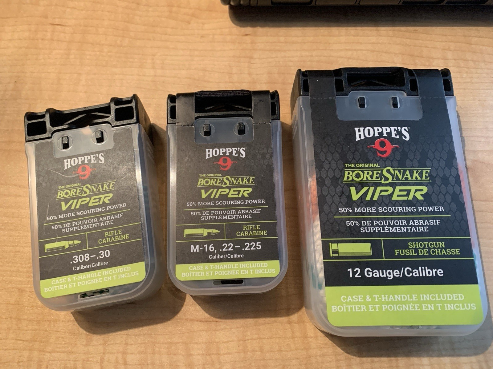 Hoppe's Original BoreSnake  Viper  Rifle and  Pistol Cleaner SET OF 7