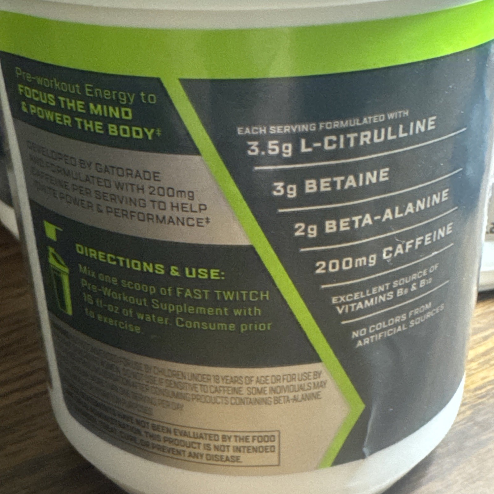 Gatorade Pre Workout Powder Grape 16.2 oz Exp: 7/21/25 (6-pack)