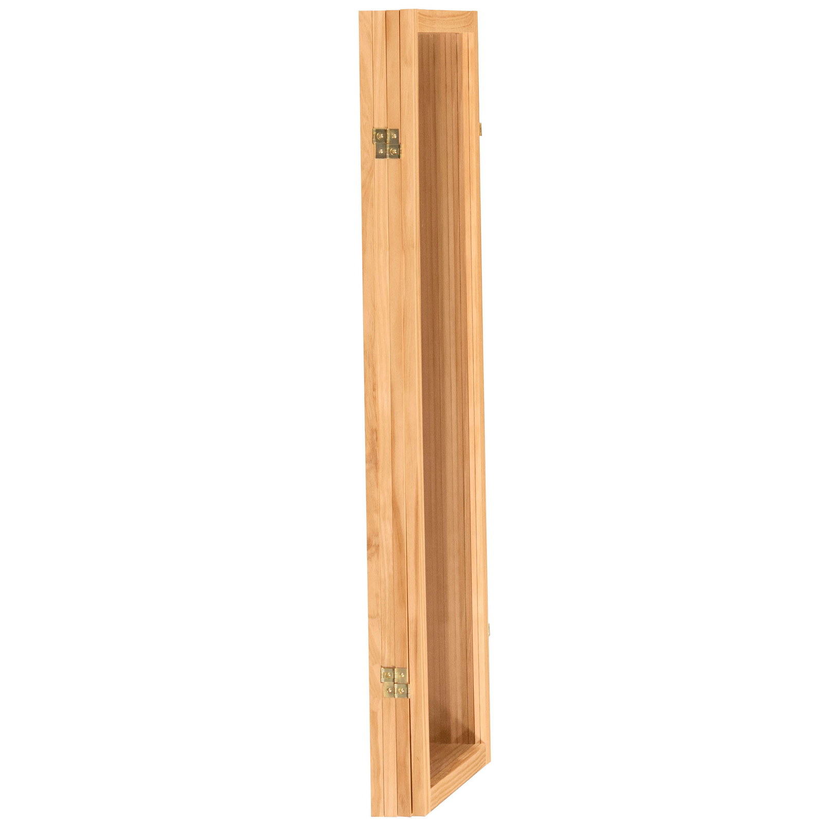 4 ft. Short Clear Plastic Partition Natural 4 Panel