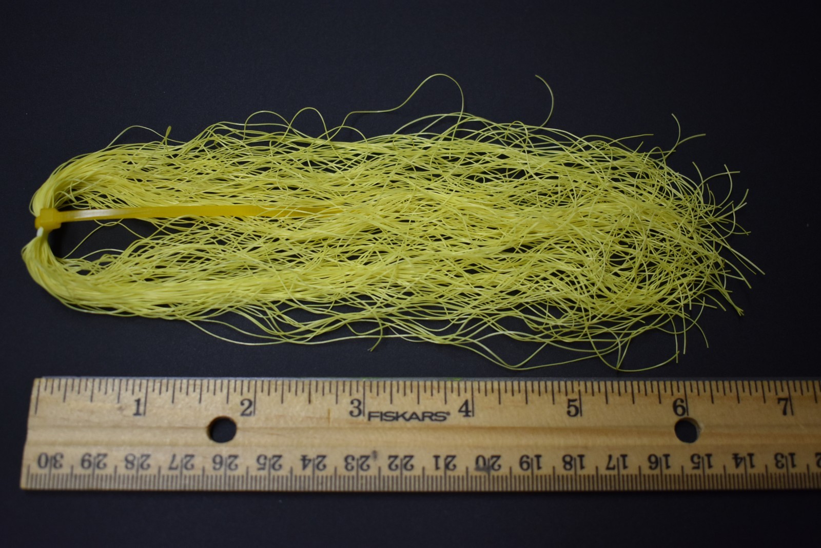 Hank Small  HOT YELLOW Round Rubber  BUG FLY LEGS Fly Tying & SALTWATER