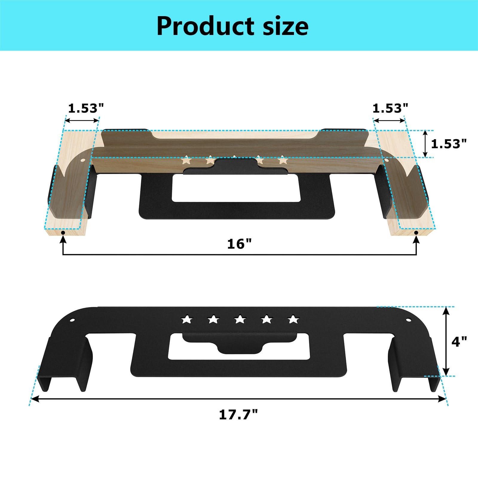 1 PCS 16 Inch Stud Layout Tool Framing Spacing Wall Precision Measurement Jig