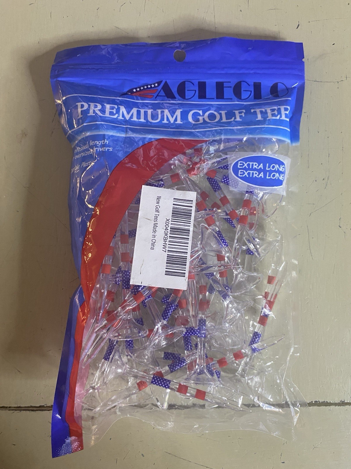 Agleglo Premium Extra Long Plastic Tees