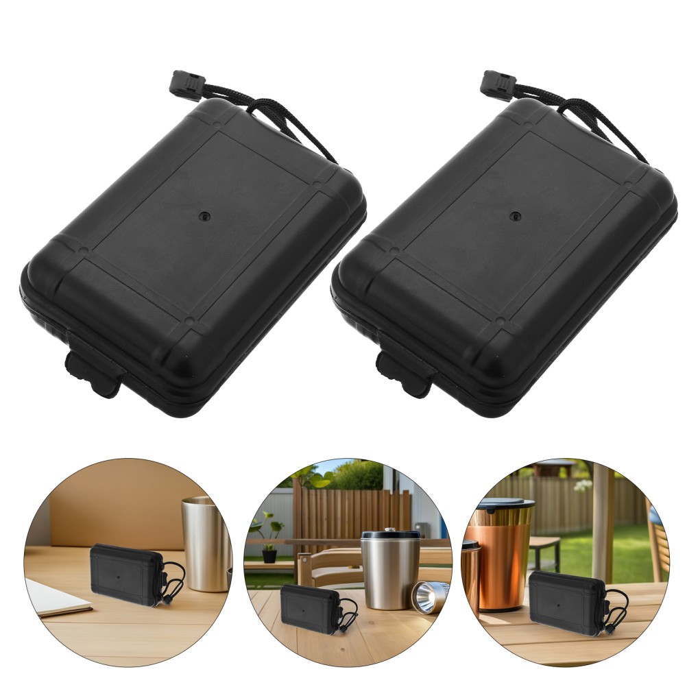 2 Pcs Storage Collector Arrowheads Container Case