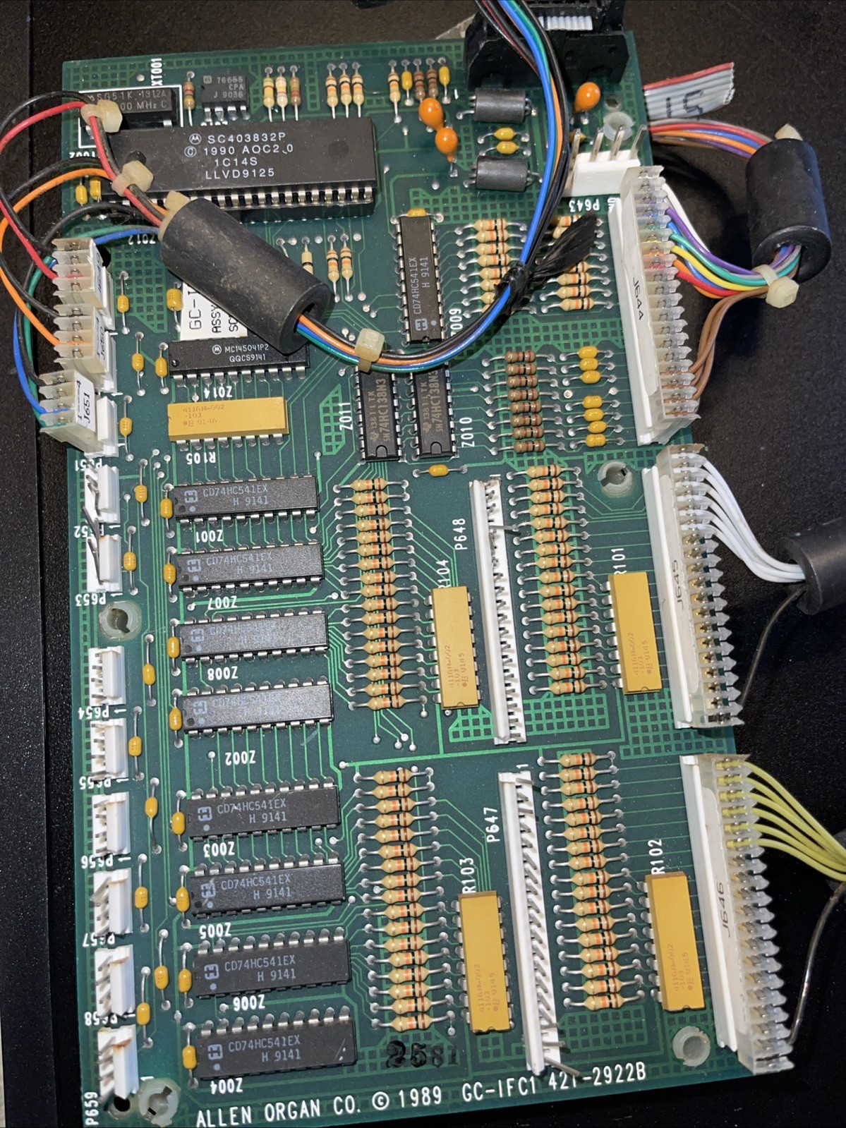 1989 ALLEN ORGAN PART As Shown. GC Ifc1 2933b Selling As Scrap Or Parts.