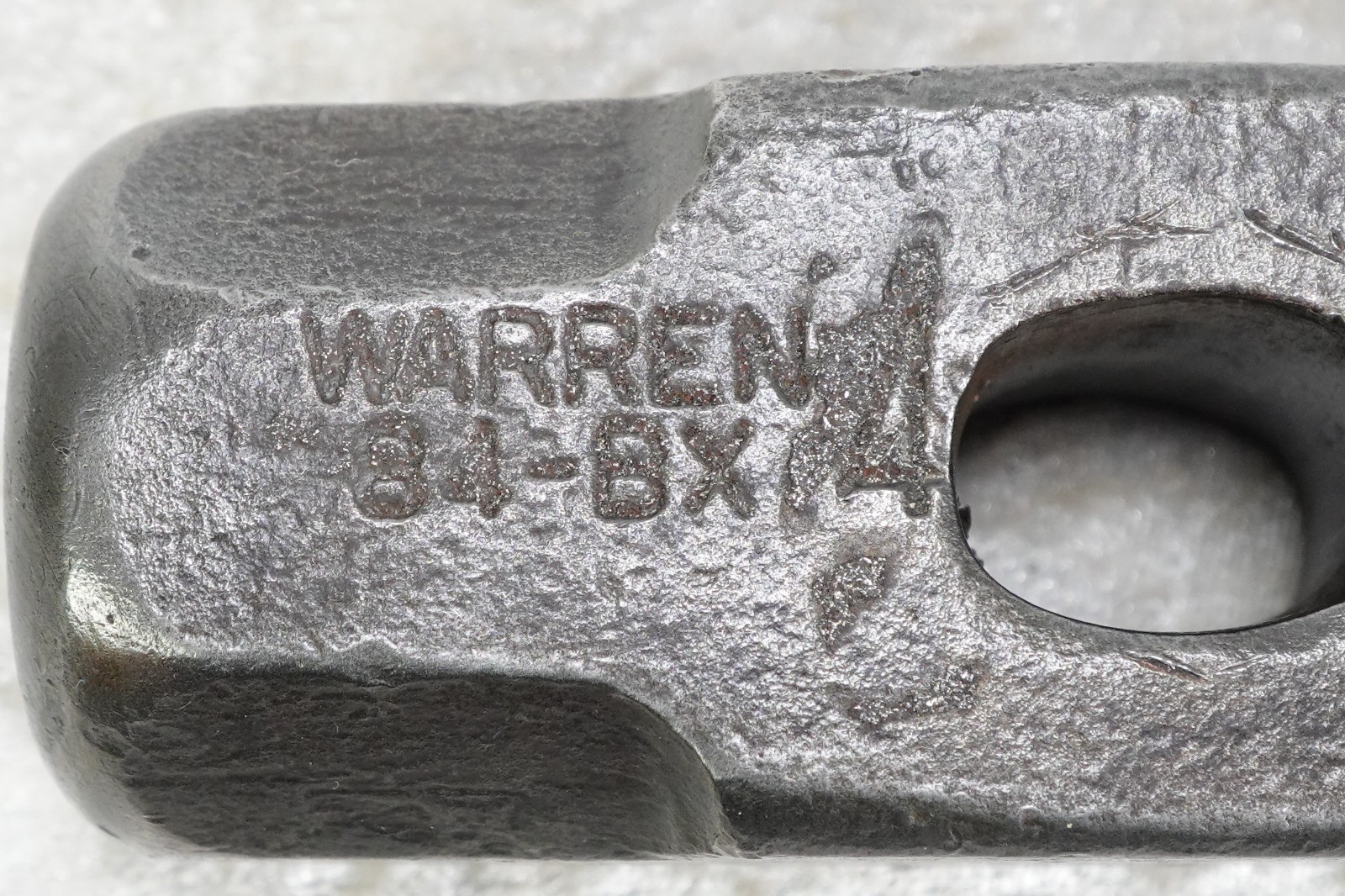 Warren Blacksmith 3.79 LB Sledgehammer Head 84-BX Double Octagon Faces