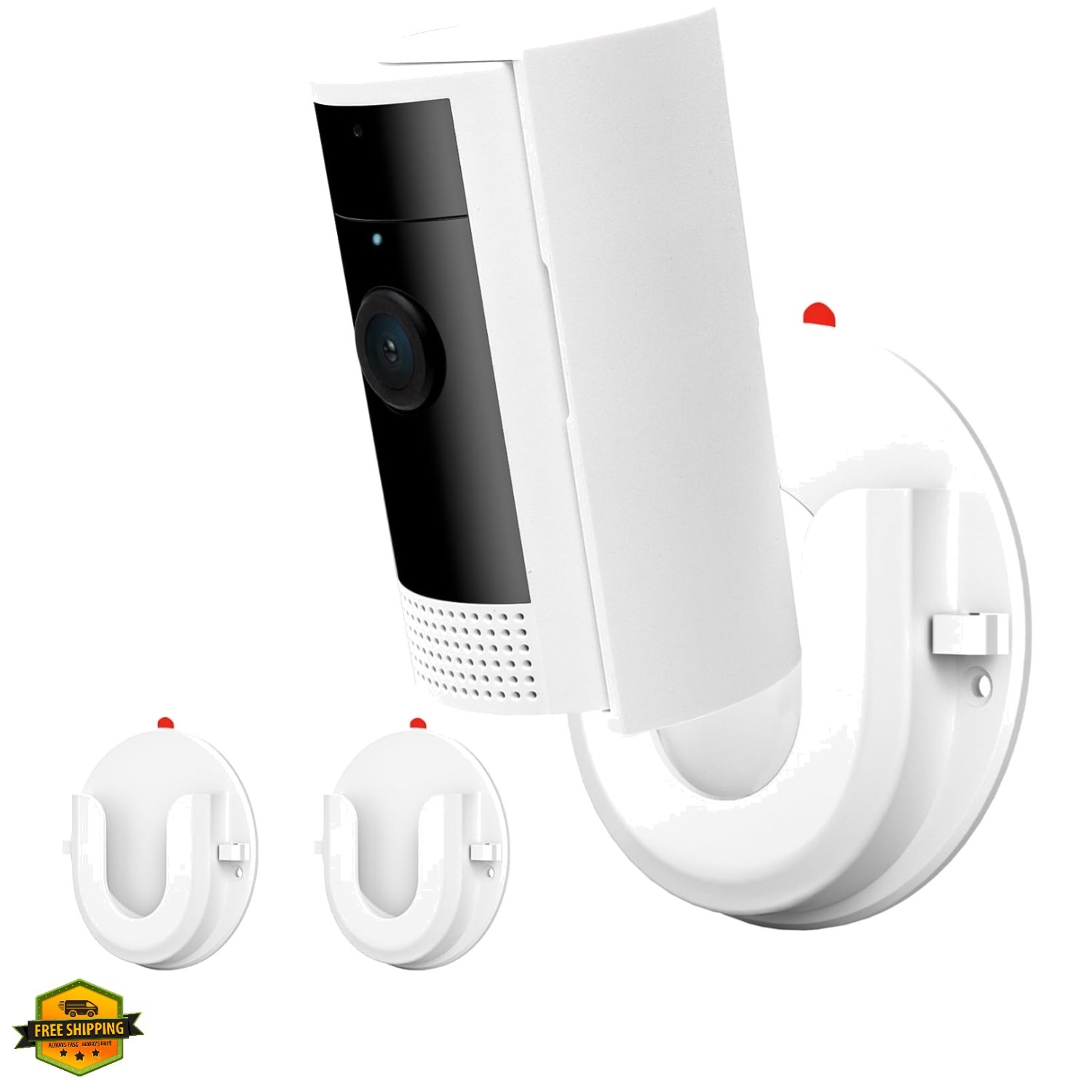 2 Pack Adhesive Wall Mount Bracket for Ring Indoor Cam,Strong VHB Stick On,No...