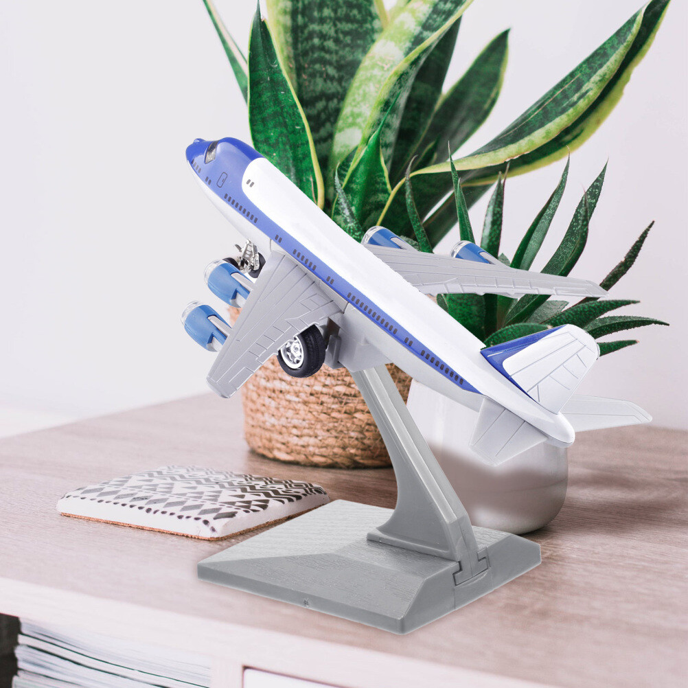 2pcs Plane Models Airplane Decor Display Stand Model Display Holder Support Base