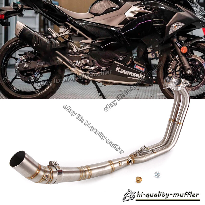 Slip 51mm for Kawasaki Z400 Z250 2017-2022 Exhaust System Front Mid Pipe Connect