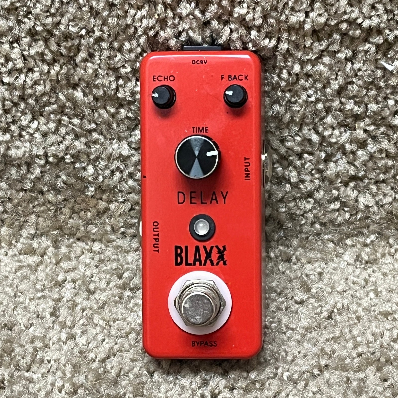 Blaxx Delay Pedal Red Mini