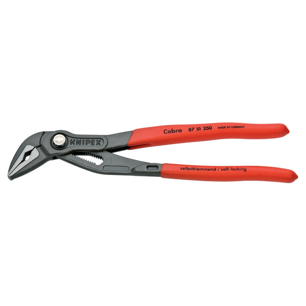 KNIPEX 8751250 Cobra ES Extra Slim Pliers 10 Inch Long Narrow Jaws