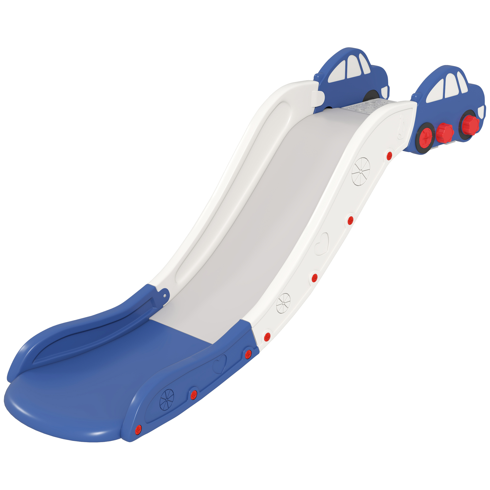 Toddler Slide for Bed, Sofa, Extra Length, Easy to Assemble, Blue