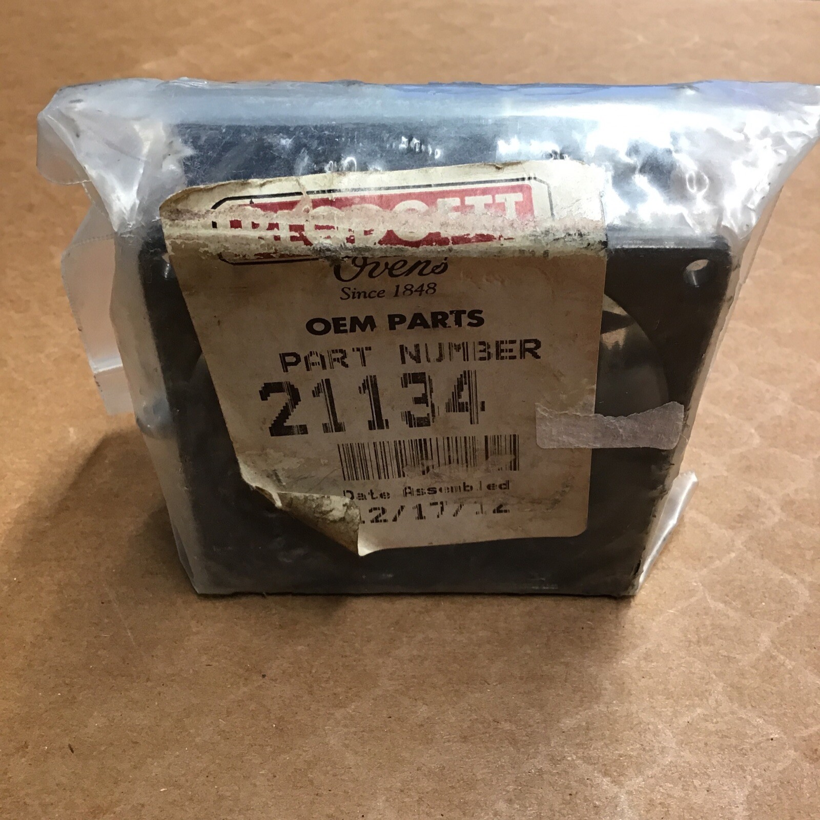 21134 Blodgett Range Oven Stove Fan