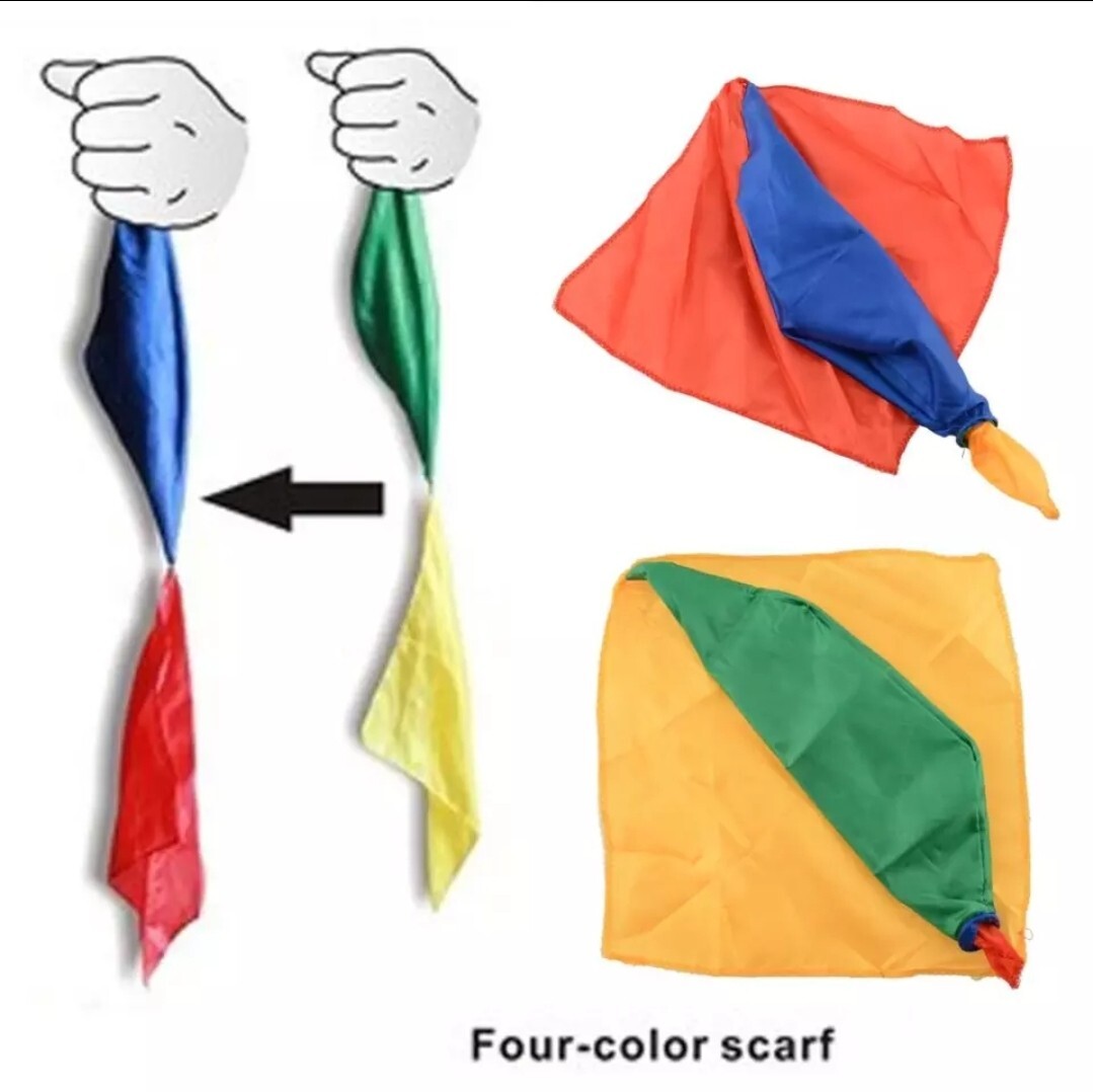 Magic Tricks Color Changing Scarfs Easy To Do Trick