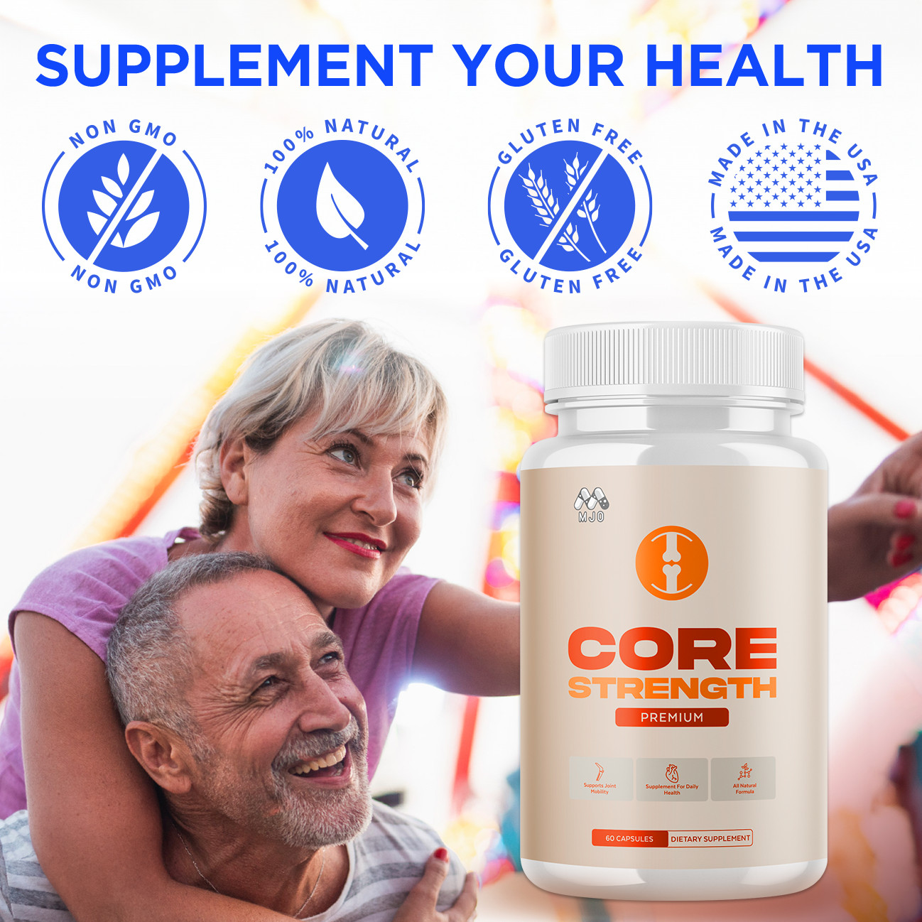 (3 Pack) Core Strength Joint Support Advanced CoreStrength Formula 180 Capsules