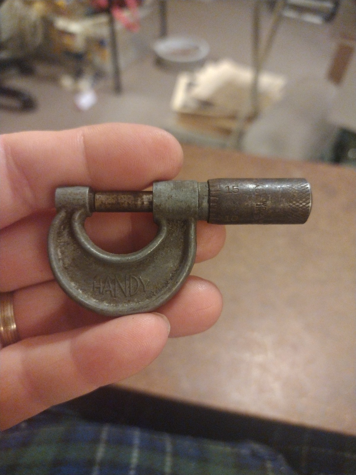 VINTAGE HANDY 0-1/2" USA MICROMETER ONLY AT WOOLWORTH STORES