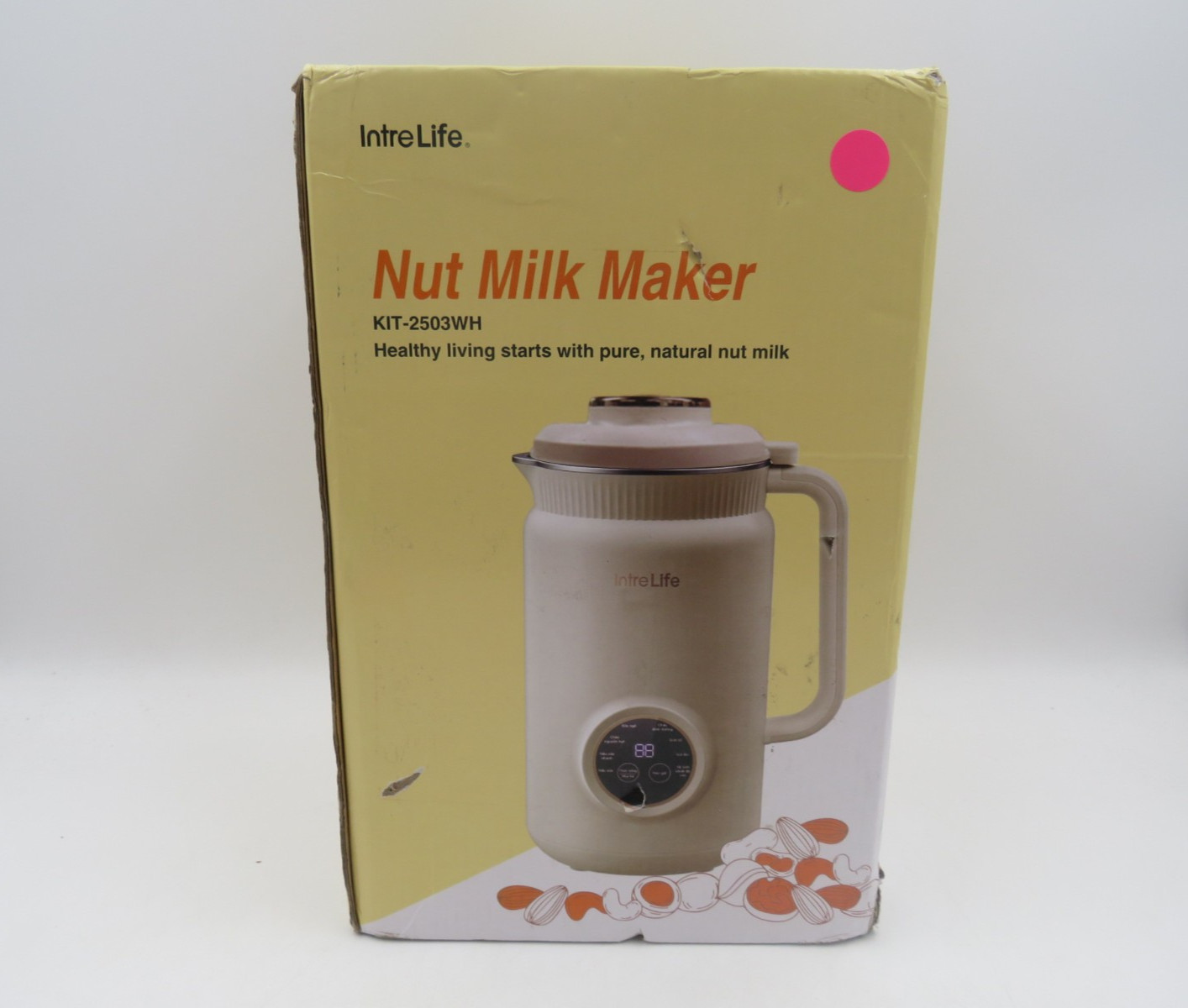34 oz Nut Milk Maker Machine 8 in 1 Soy Milk Maker with Nut Milk Bag NEW
