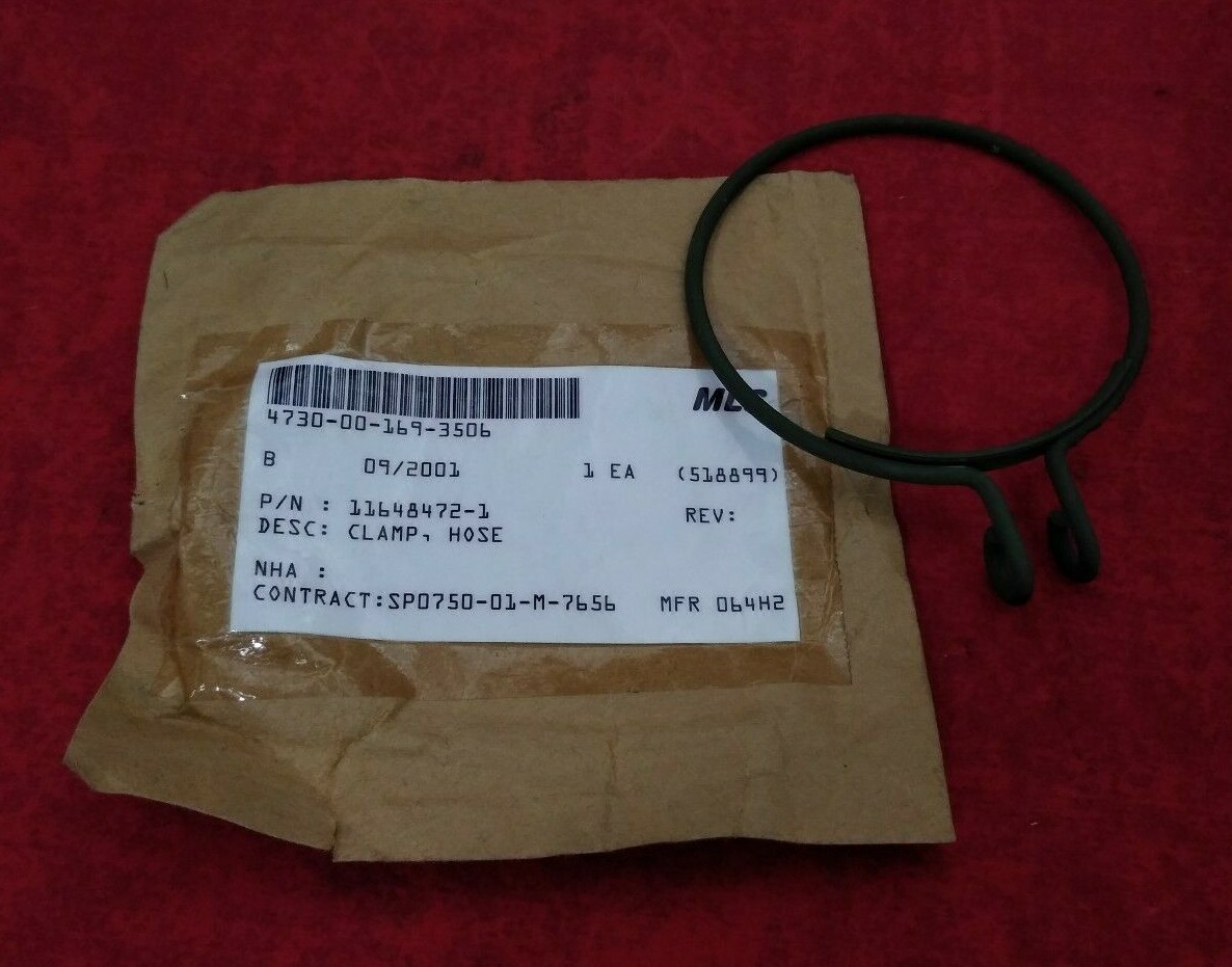 NEW MLS M809 Transmission Gear Shift Boot Hose Clamp 11645472-1 4730-00-169-3506